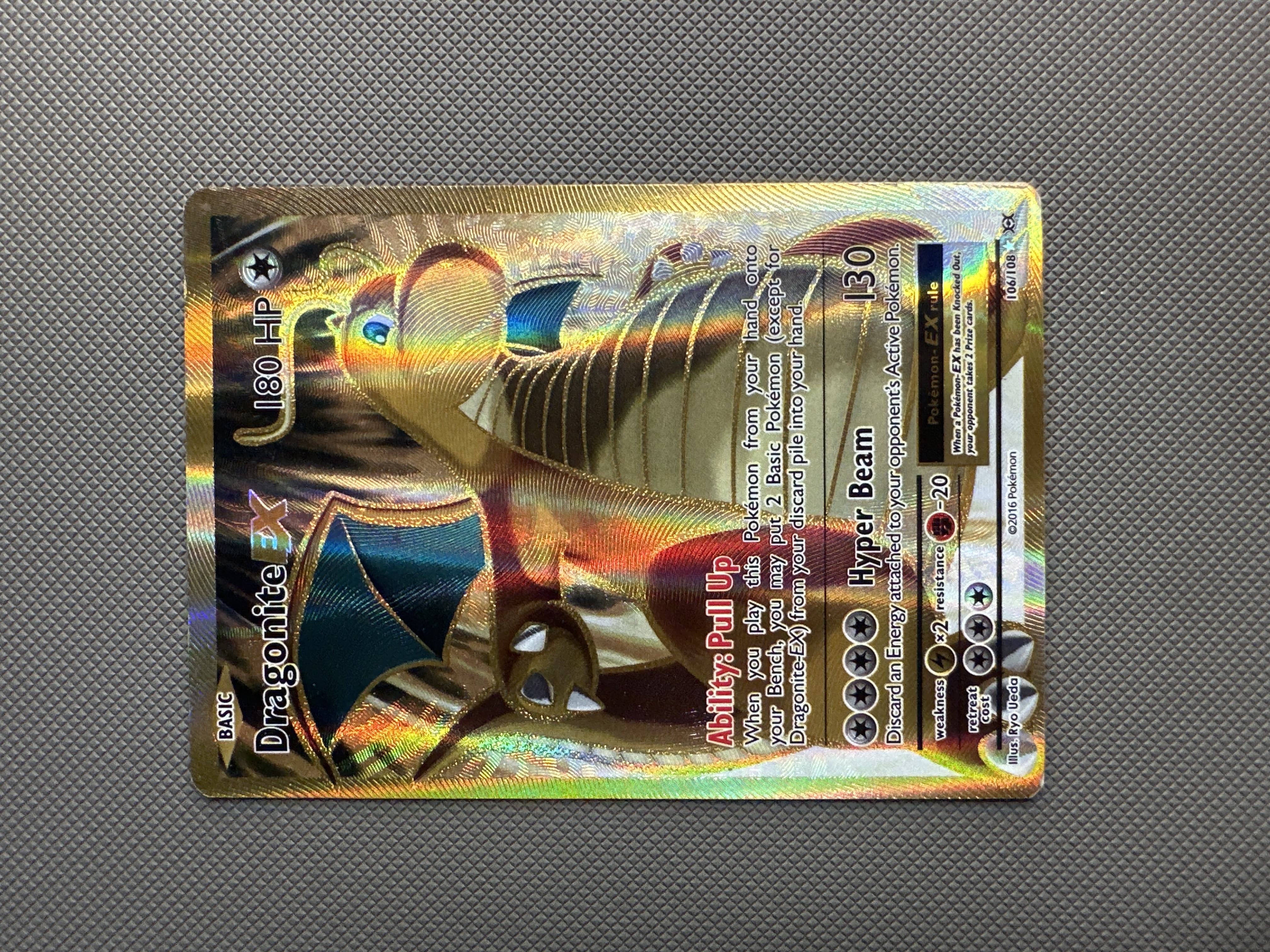 Full Art/Dragonite EX (106) 2016 Pokemon XY Evolutions - Pokémon